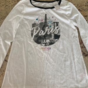 NWT Justice Long Sleeve Shirt